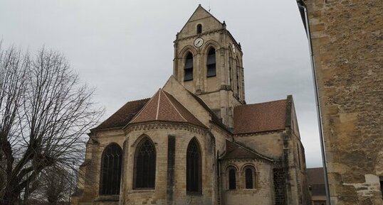 l'église d'Auvers sur Oise